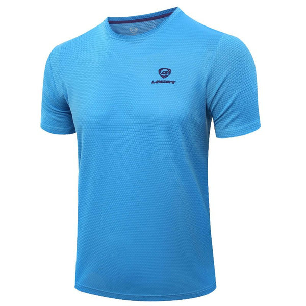 Shirts Male Training T-shirt Men Quick Dry  Running Short Sleeve Jersey Hot Sale Men Slim Fit Workout